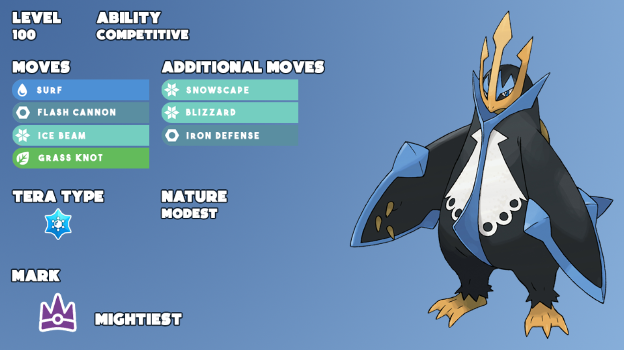 Empoleon profile